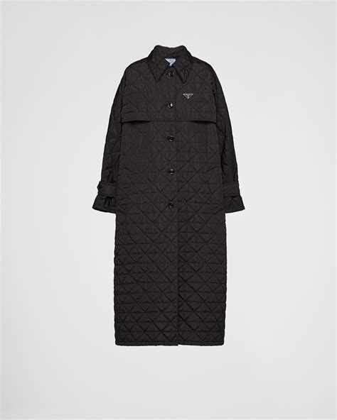 prada nylon trench coat.